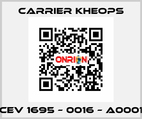 CEV 1695 – 0016 – A0001 Carrier Kheops