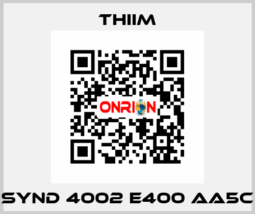 SYND 4002 E400 AA5C Thiim