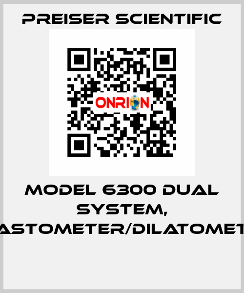 Model 6300 Dual System, Plastometer/Dilatometer  Preiser Scientific