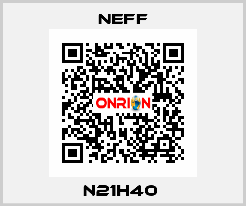 N21H40  Neff