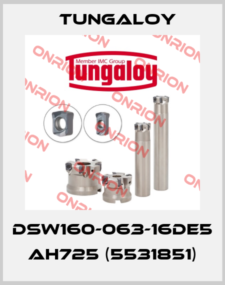 DSW160-063-16DE5 AH725 (5531851) Tungaloy