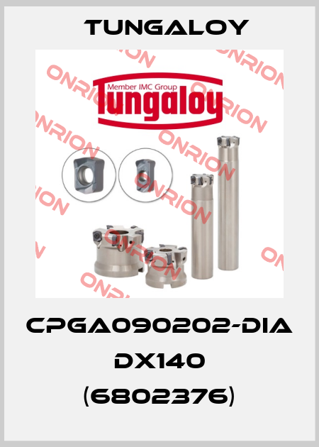 CPGA090202-DIA DX140 (6802376) Tungaloy