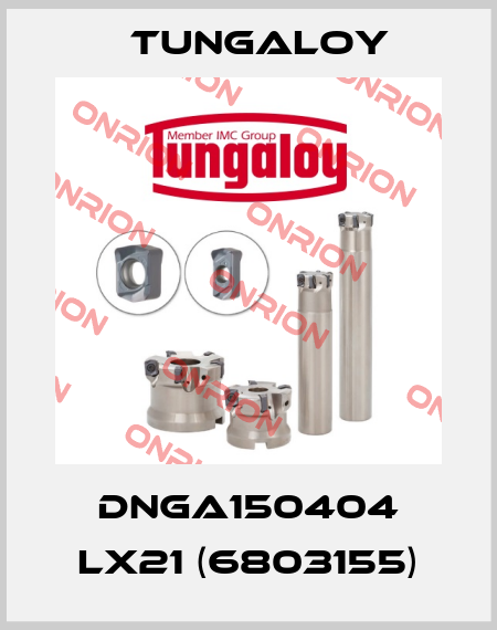 DNGA150404 LX21 (6803155) Tungaloy