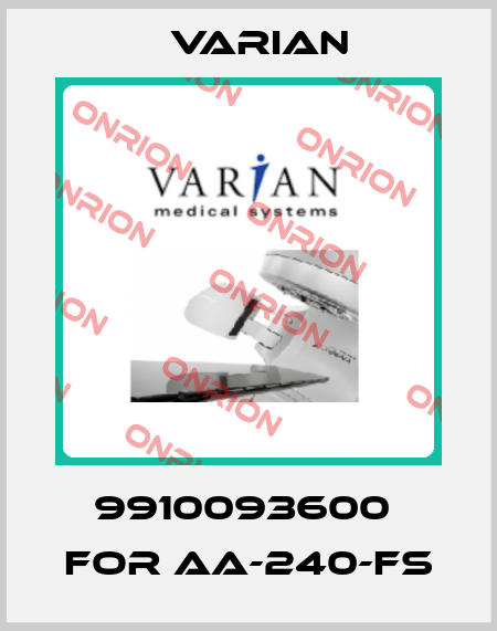 9910093600  for AA-240-FS Varian
