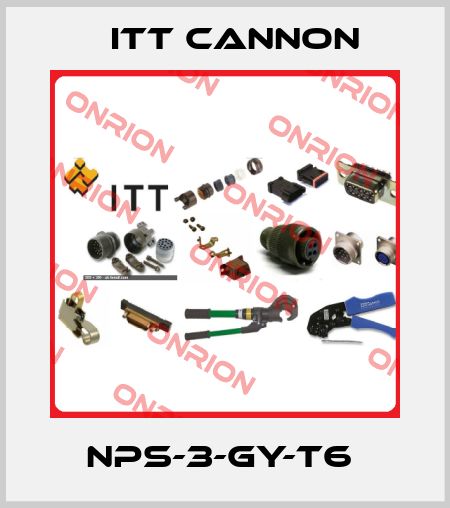 NPS-3-GY-T6  Itt Cannon