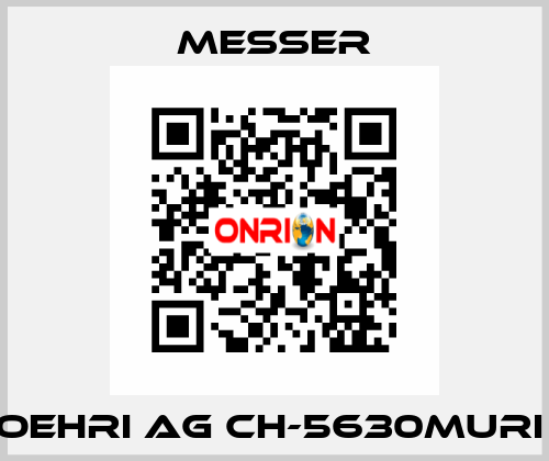 OEHRI AG CH-5630MURI  Messer