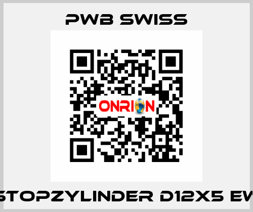 Stopzylinder D12x5 EW PWB Swiss