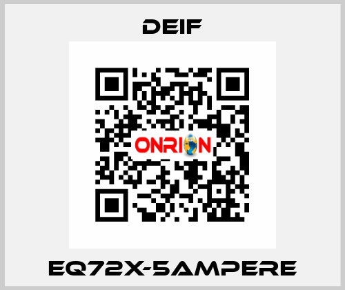 EQ72X-5AMPERE Deif