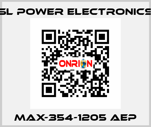 MAX-354-1205 AEP SL Power Electronics