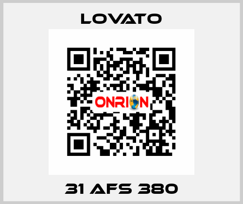 31 AFS 380 Lovato