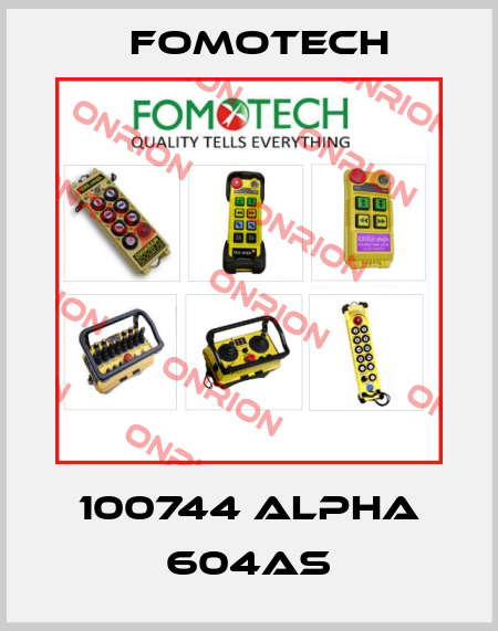 100744 ALPHA 604AS Fomotech