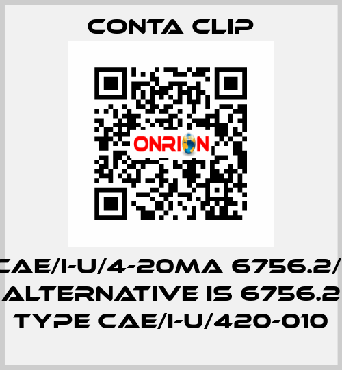 CAE/I-U/4-20mA 6756.2/1 alternative is 6756.2 Type CAE/I-U/420-010 Conta Clip