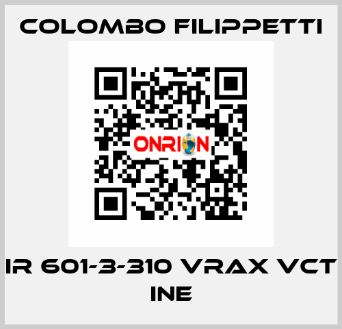 IR 601-3-310 VRAX VCT INE Colombo Filippetti