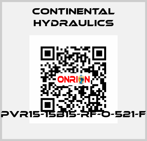 PVR15-15B15-RF-O-521-F Continental Hydraulics