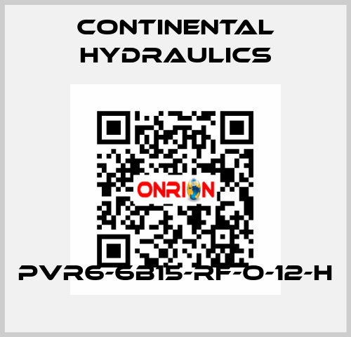 PVR6-6B15-RF-O-12-H Continental Hydraulics