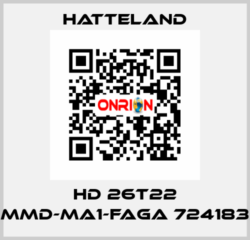 HD 26T22 MMD-MA1-FAGA 724183 HATTELAND