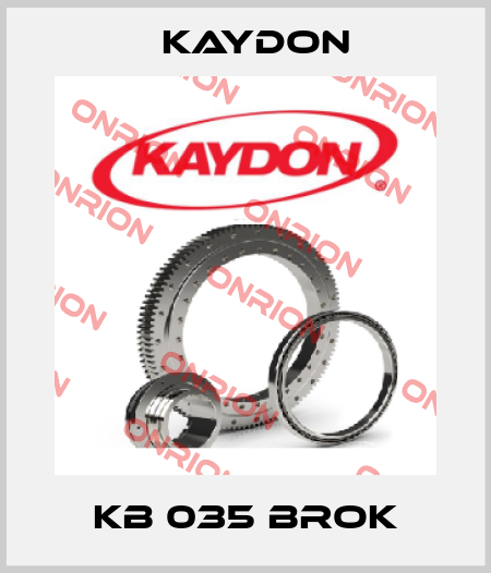 KB 035 BROK Kaydon