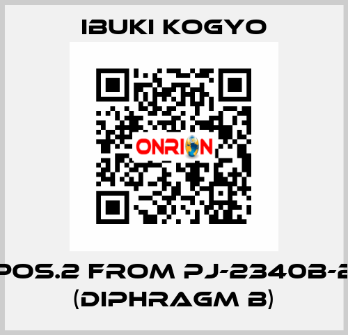 pos.2 from PJ-2340B-2 (Diphragm B) IBUKI KOGYO