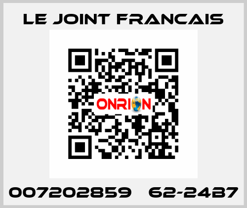 007202859   62-24B7 LE JOINT FRANCAIS