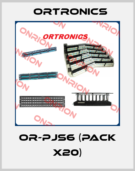 OR-PJS6 (pack x20) Ortronics