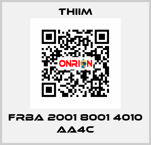 FRBA 2001 8001 4010 AA4C Thiim