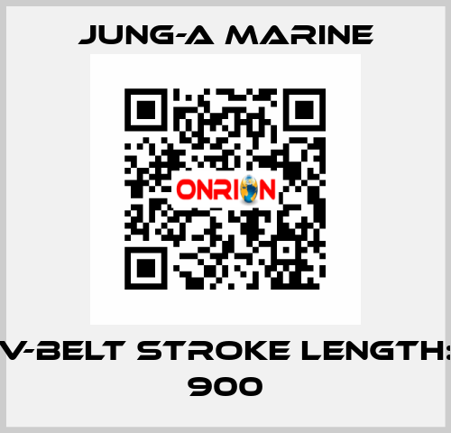 V-belt stroke length: 900 JUNG-A MARINE