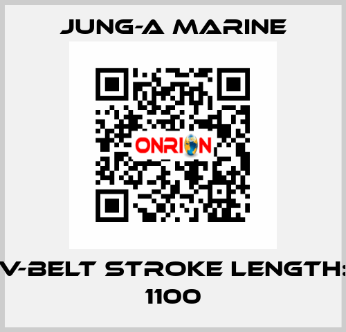 V-belt stroke length: 1100 JUNG-A MARINE