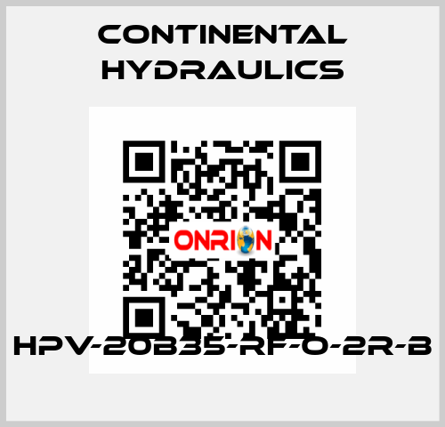 HPV-20B35-RF-O-2R-B Continental Hydraulics