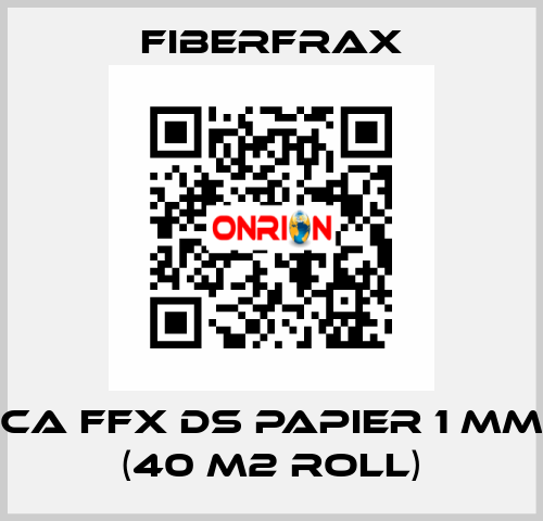 CA FFX DS PAPIER 1 MM (40 m2 roll) Fiberfrax