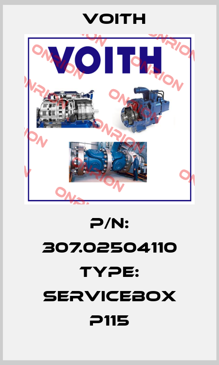 P/N: 307.02504110 Type: Servicebox P115 Voith