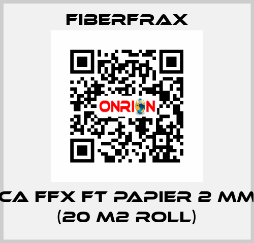 CA FFX FT PAPIER 2 MM (20 m2 roll) Fiberfrax