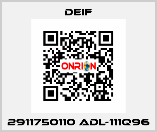 2911750110 ADL-111Q96 Deif