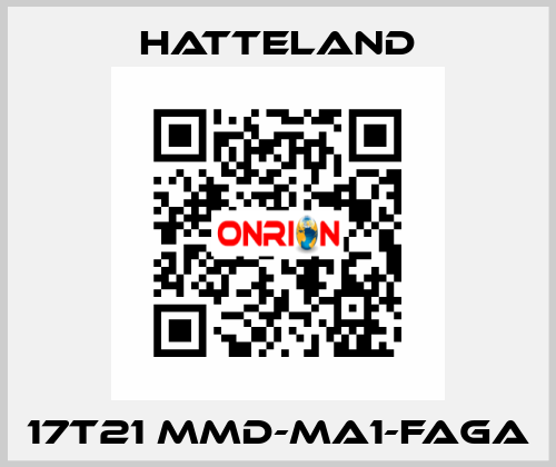 17T21 MMD-MA1-FAGA HATTELAND