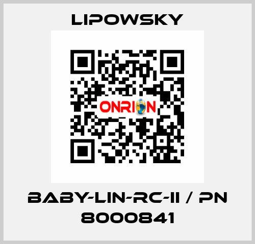 Baby-LIN-RC-II / PN 8000841 Lipowsky