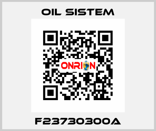 F23730300A Oil Sistem