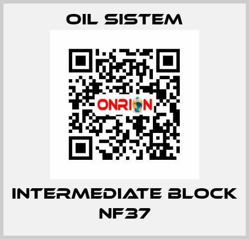 Intermediate block NF37 Oil Sistem