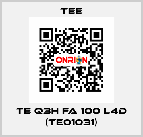 TE Q3H FA 100 L4D (TE01031) TEE