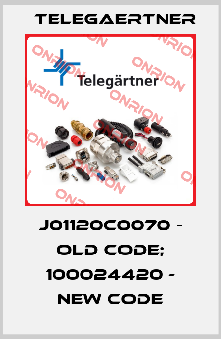 J01120C0070 - old code; 100024420 - new code Telegaertner