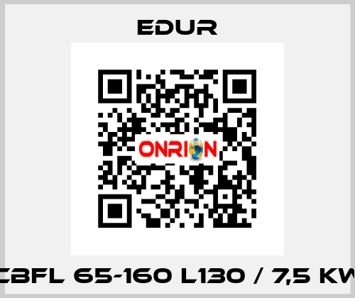 CBFL 65-160 L130 / 7,5 KW Edur
