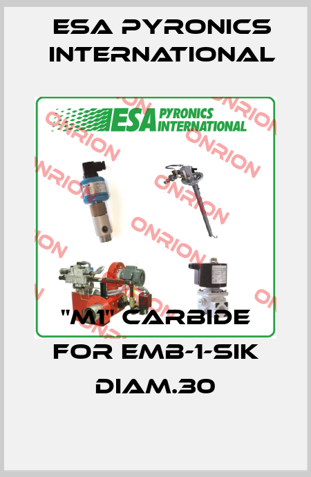 "M1" CARBIDE FOR EMB-1-SIK DIAM.30 ESA Pyronics International