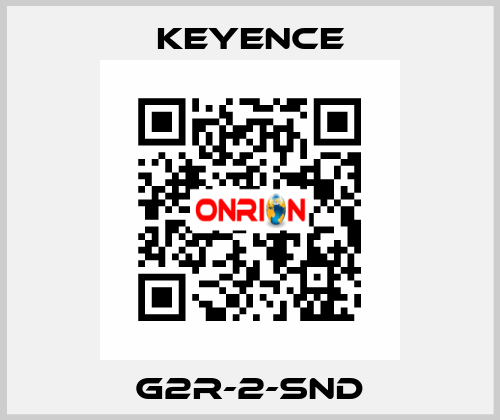 G2R-2-SND Keyence