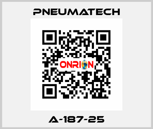 A-187-25 Pneumatech