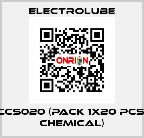 CCS020 (pack 1x20 pcs, chemical) Electrolube