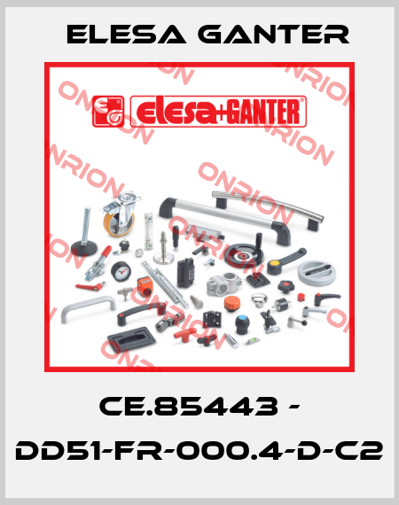 CE.85443 - DD51-FR-000.4-D-C2 Elesa Ganter