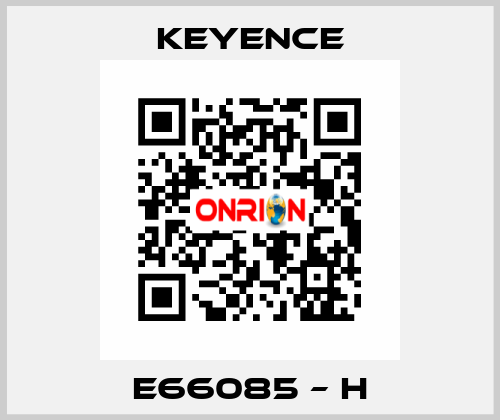 E66085 – H Keyence