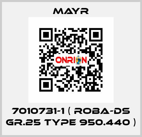 7010731-1 ( ROBA-DS Gr.25 Type 950.440 ) Mayr