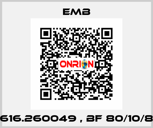 616.260049 , BF 80/10/8 Emb