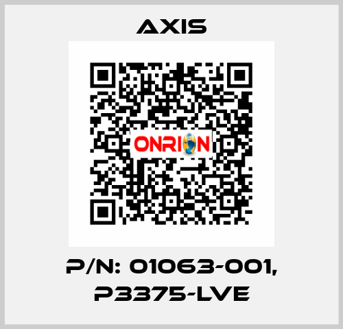 P/N: 01063-001, P3375-LVE Axis
