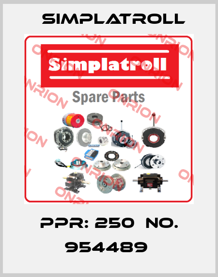 PPR: 250  NO. 954489  Simplatroll