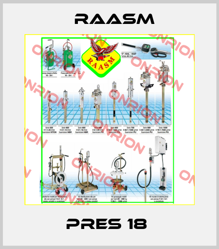 PRES 18  Raasm